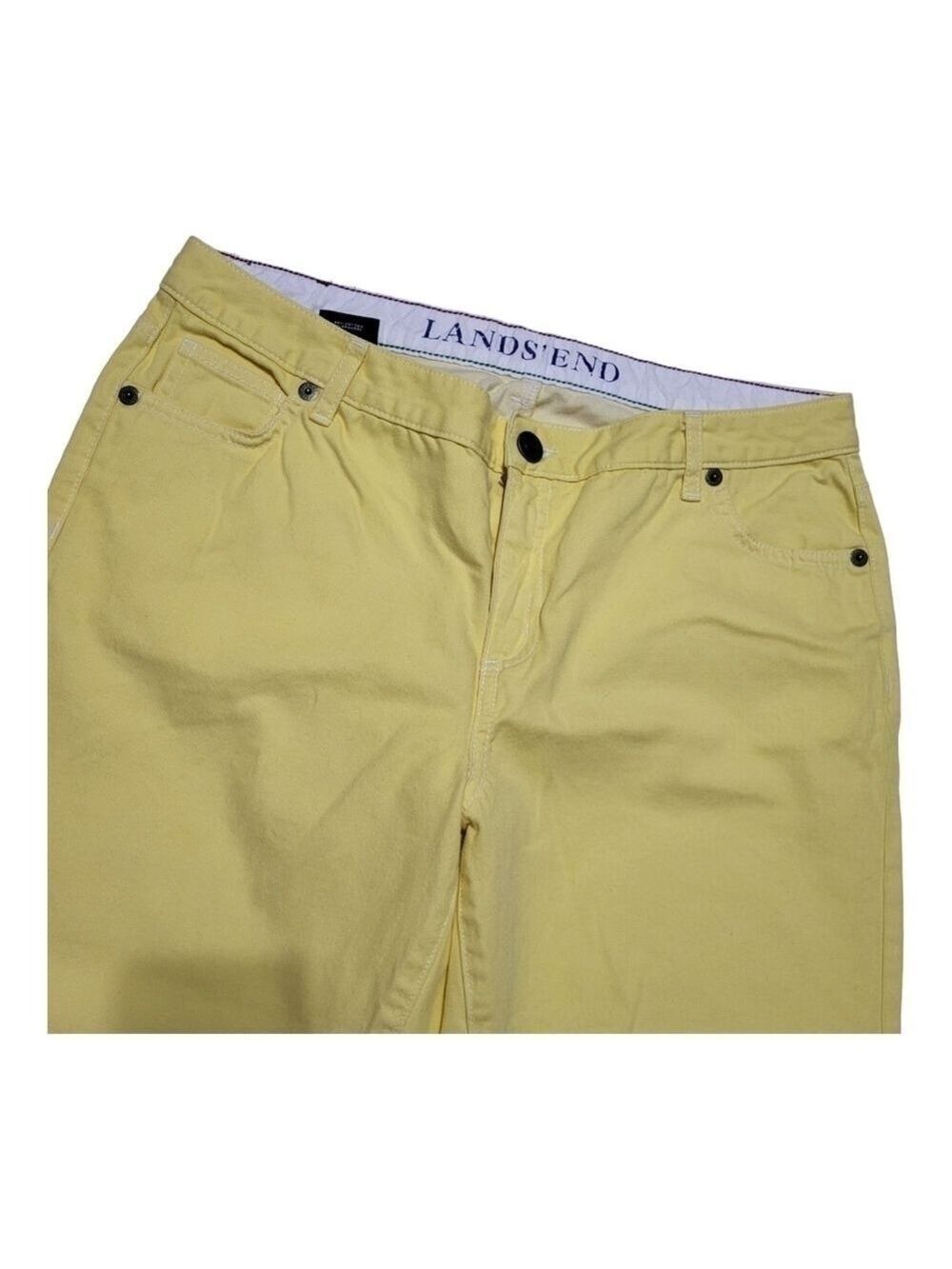 LANDS End Denim Capri Jeans Womens Size 14 - Picture 4 of 7